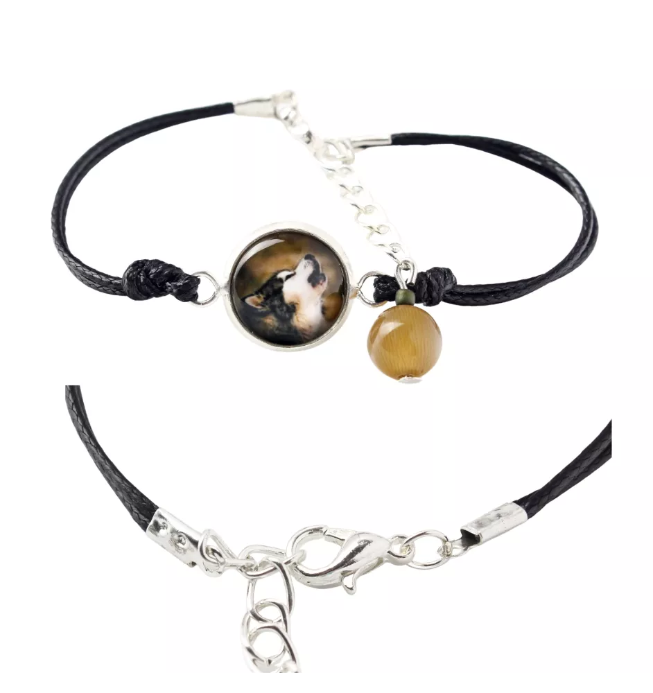 Alaskan Malamute, Alaskischer Malamute - Armband in einer Schachtel mit Ihrem Foto, femininer Schmuck, ein ausgezeichnetes Geschenk der Marke Art-Dog.