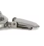 Akita, Akita Inu - brooch with a clip, holder for a start number, silver-plated dog show pin from the Art-Dog brand