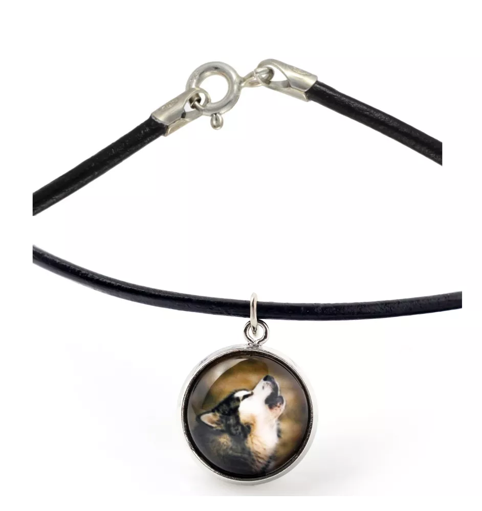 Malamute de l'Alaska - collier dans une boîte, élégant bijou, pendentif de la marque Art-Dog