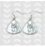 Alaskan Malamute, Alaskischer Malamute - Hund Ohrringe, hängende Ohrringe mit Bild, personalisierter Schmuck mit dem Aufdruck der Marke Art-Dog