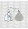 Alaskan Malamute, Alaskischer Malamute - Hund Ohrringe, hängende Ohrringe mit Bild, personalisierter Schmuck mit dem Aufdruck der Marke Art-Dog