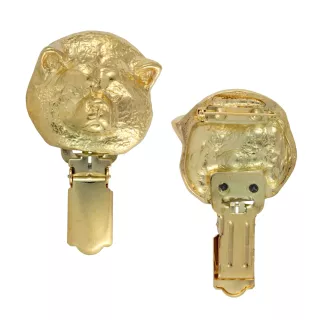 Akita, Akita Inu - broche avec pince, support doré pour numéro de départ, cadeau pour exposition de chiens de la marque Art-Dog