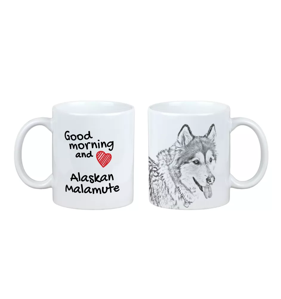 Alaskan Malamute, Alaskischer Malamute - Tasse mit Hund, Tasse mit Bild, personalisiertes Geschenk der Marke Art-Dog