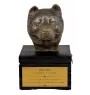 Akita, Akita Inu - an urn with an engraving and a sculpture of a dog, a handmade product by the Art-Dog brand.