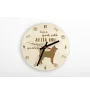 Akita, Akita Inu - clock with a dog, wooden clock, wall clock for dog lovers, clock for desk and shelf, Art-Dog
