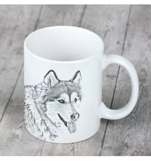 Alaskan Malamute, Alaskischer Malamute - Tasse mit Hund, Tasse mit Bild, personalisiertes Geschenk der Marke Art-Dog