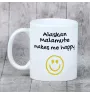 Malamute de l'Alaska - tasse avec chien, une tasse joyeuse pour les amoureux des chiens, un cadeau personnalisé de la marque Art-Dog