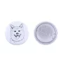 Akita, Akita Inu - badge avec votre chien, ajoutez votre propre photo, marque Art-Dog