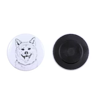 Akita, Akita Inu - magnet with a dog's pupil, exceptionally light, strong magnet, handmade product by the Art-Dog brand