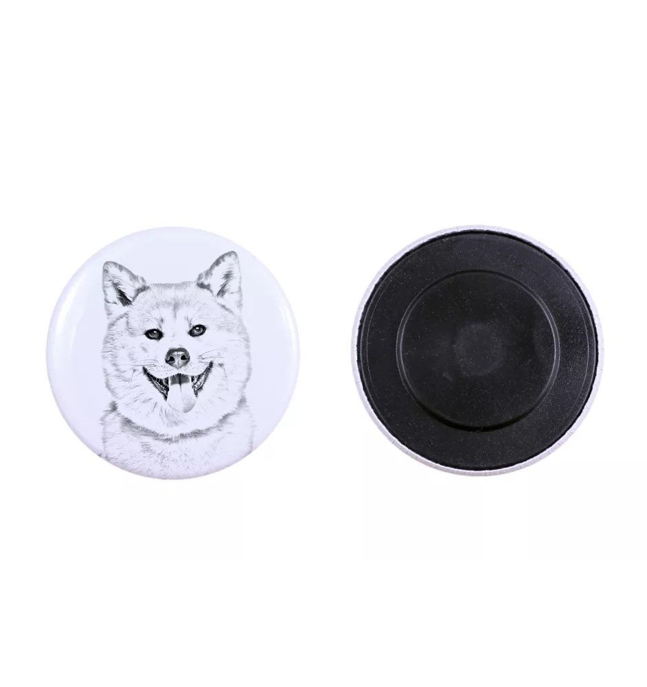 Akita, Akita Inu - magnet with a dog's pupil, exceptionally light, strong magnet, handmade product by the Art-Dog brand