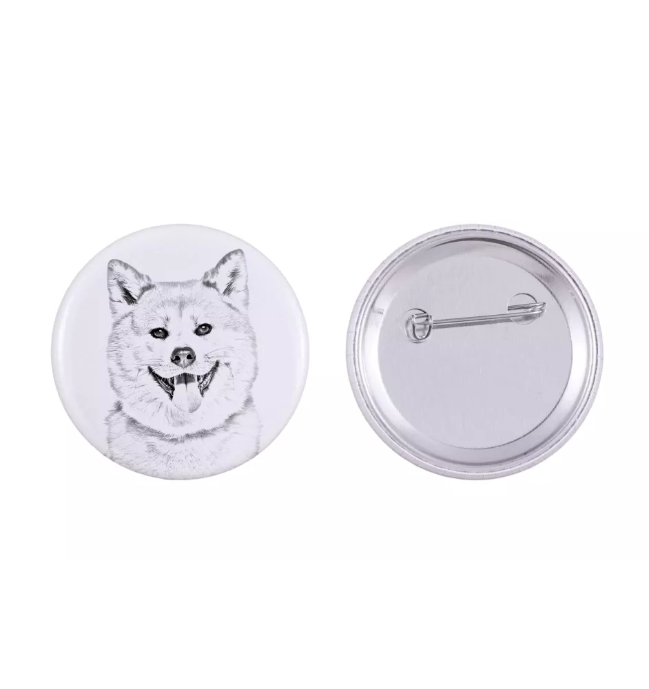 Akita, Akita Inu - badge avec votre chien, ajoutez votre propre photo, marque Art-Dog