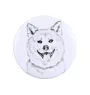 Akita, Akita Inu - pin with your dog, add your own photo, Art-Dog brand