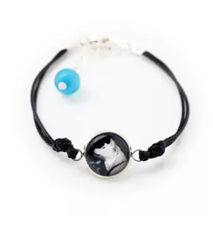 Akita, Akita Inu - a set of jewelry in a box, necklace, earrings, bracelet, products from the Art-Dog brand
