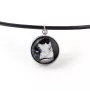 Akita, Akita Inu - Schmuck mit Ihrem Foto-Box, Halskette und Ohrringe-Set, personalisierte Produkte der Marke Art-Dog.