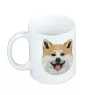 Akita, Akita Inu - Becher mit einem Bild und dem Schriftzug geometrischer Hund Art-Dog