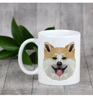 Akita kubek geometryczny Art-Dog