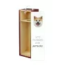 Akita, Akita Inu - geometric box with a picture and inscription for wine by Art-Dog