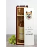 Akita, Akita Inu - geometric box with a picture and inscription for wine by Art-Dog
