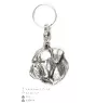 Bouledogue américain - Pendentif chien argenté, décoration de sac à main, pendentif sac à dos par la marque Art-Dog