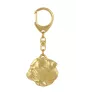 American Bulldog, Old Country Bulldog - Gilded key ring with dog, handbag decoration, luxury accessory by Art-Dog brand