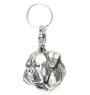 American Bulldog, Old Country Bulldog - Silver-plated pendant with a dog in a decorative box, handbag decoration, backpack pendant by Art-Dog brand