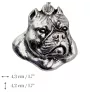 American Bully - collier avec un chien, pendentif en plaqué argent pour les fans de chiens, bijoux uniques de la marque Art-Dog