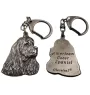 Cocker Américain - Porte-clés argenté avec chien, décoration de sac à main, pendentif de sac à dos par la marque Art-Dog