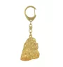 Cocker Américain - Porte-clés doré avec chien, décoration de sac à main, accessoire de luxe de la marque Art-Dog