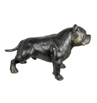 American Bully - Statue de chien à l'échelle 1:1, statue pour le jardin par Art-Dog