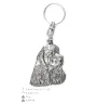 Cocker Américain - Pendentif argenté avec un chien dans une boîte décorative, décoration de sac à main, pendentif de sac à dos par la marque Art-Dog