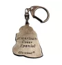 Cocker Américain - Porte-clés argenté avec un chien dans une boîte cadeau, décoration de sac à main, pendentif de sac à dos par la marque Art-Dog