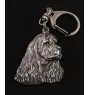 Amerikanischer Cocker Spaniel, American Cocker Spaniel - Versilberter Schlüsselanhänger mit Hund in einer Geschenkbox, Handtaschenschmuck, Rucksackanhänger der Marke Art-Dog