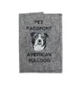 Bouledogue américain - Porte passeport pour chien, porte document, cadeau pour le voyageur de la marque Art-Dog