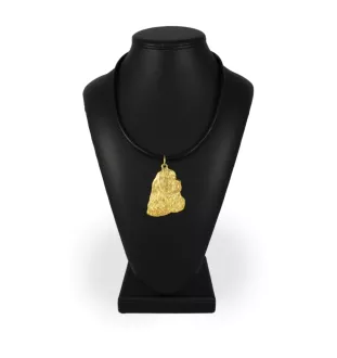 American Cocker Spaniel, Merry Cocker - Dog necklace, gold-plated pendant for dog fan, unique jewellery by Art-Dog brand