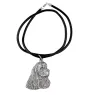 American Cocker Spaniel, Merry Cocker - Dog necklace in gift box, silver-plated locket for dog fan, striking pendant by Art-Dog brand