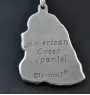 Cocker Américain - Collier de chien dans une boîte cadeau, médaillon argenté pour fan de chien, pendentif remarquable de la marque Art-Dog