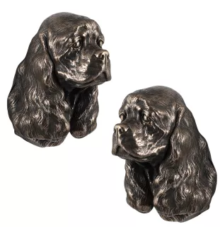 Cocker Américain - Statue de chien, buste suspendu, décoration unique pour les amoureux des chiens par la marque Art-Dog