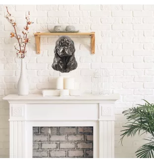 Amerikanischer Cocker Spaniel, American Cocker Spaniel - Hundestatue, hängende Büste, einzigartige Dekoration für Hundeliebhaber der Marke Art-Dog