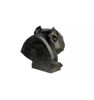 American Bully II - urn for dog ashes, dog bust, large dog head for garden by Art-Dog