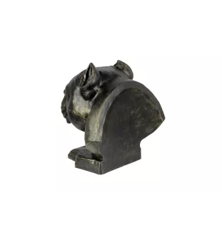 American Bully II - urn for dog ashes, dog bust, large dog head for garden by Art-Dog