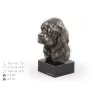 Cocker spaniel amerykański głowa na kamieniu Art-Dog