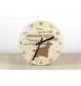 Amerikanischer Cocker Spaniel, American Cocker Spaniel - Uhr mit Hund, Holzuhr mit Gravur, personalisierte Uhr von Art-Dog