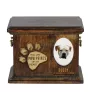 American Bulldog, Old Country Bulldog - urn for dog ashes, personalized urn with engraving, commemorative box for dog ashes by Art-Dog brand