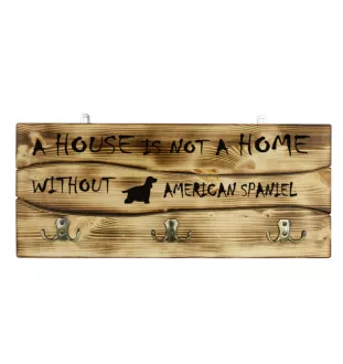 American Cocker Spaniel, Merry Cocker - clothes hanger with a dog, medal display, home decoration from the Art-Dog brand