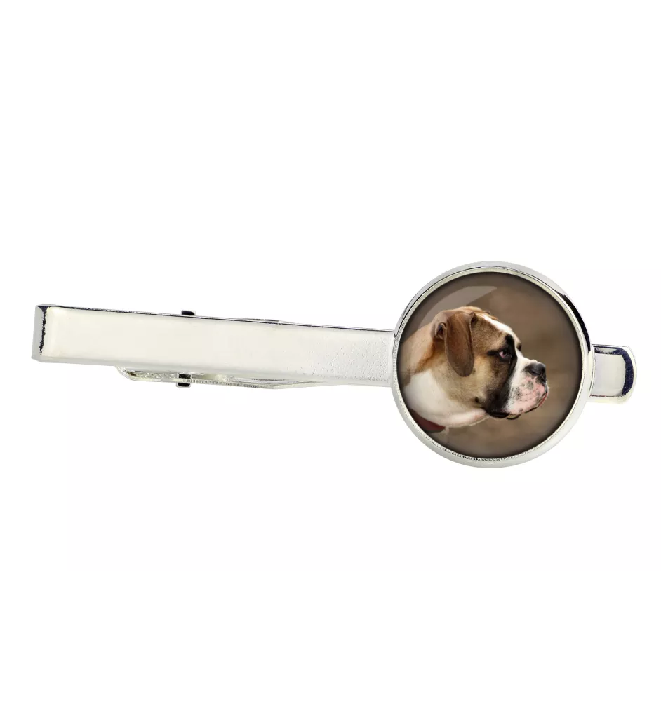 American Bulldog, Amerikanische Bulldogge - Krawattennadel, Schmuck, Schmuckstück für das Abendkleid der Marke Art-Dog