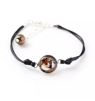 Bouledogue américain - bracelet avec votre photo faite à la main, bijoux unique de la marque Art-Dog