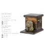 Cocker Américain - urne pour les cendres d'un chien avec une statuette, une urne élégante pour chien, une urne exceptionnelle avec un buste de chien de la marque Art-Dog