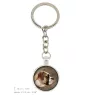 American Bulldog, Old Country Bulldog - keychain in a box, own photo, keychain pendant from Art-Dog brand