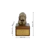 Amerikanischer Cocker Spaniel, American Cocker Spaniel - Eine Ascheurne für Hunde mit einer Statuette, eine kleine Urne für Hunde, eine personalisierte Urne mit dem Porträt eines Hundes von der Marke