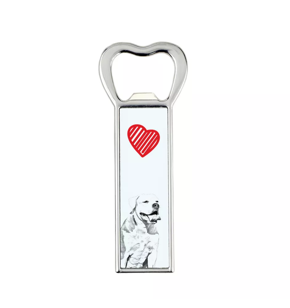 Bouledogue américain - ouvre-bouteille avec chien, ouvre-bouteille personnalisé pour réfrigérateur, cadeau unique pour homme de la marque Art-Dog